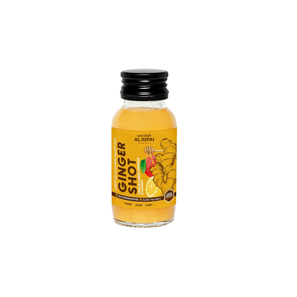 Ginger Shot with Apple Cider Vinegar &amp; Honey 60 ml