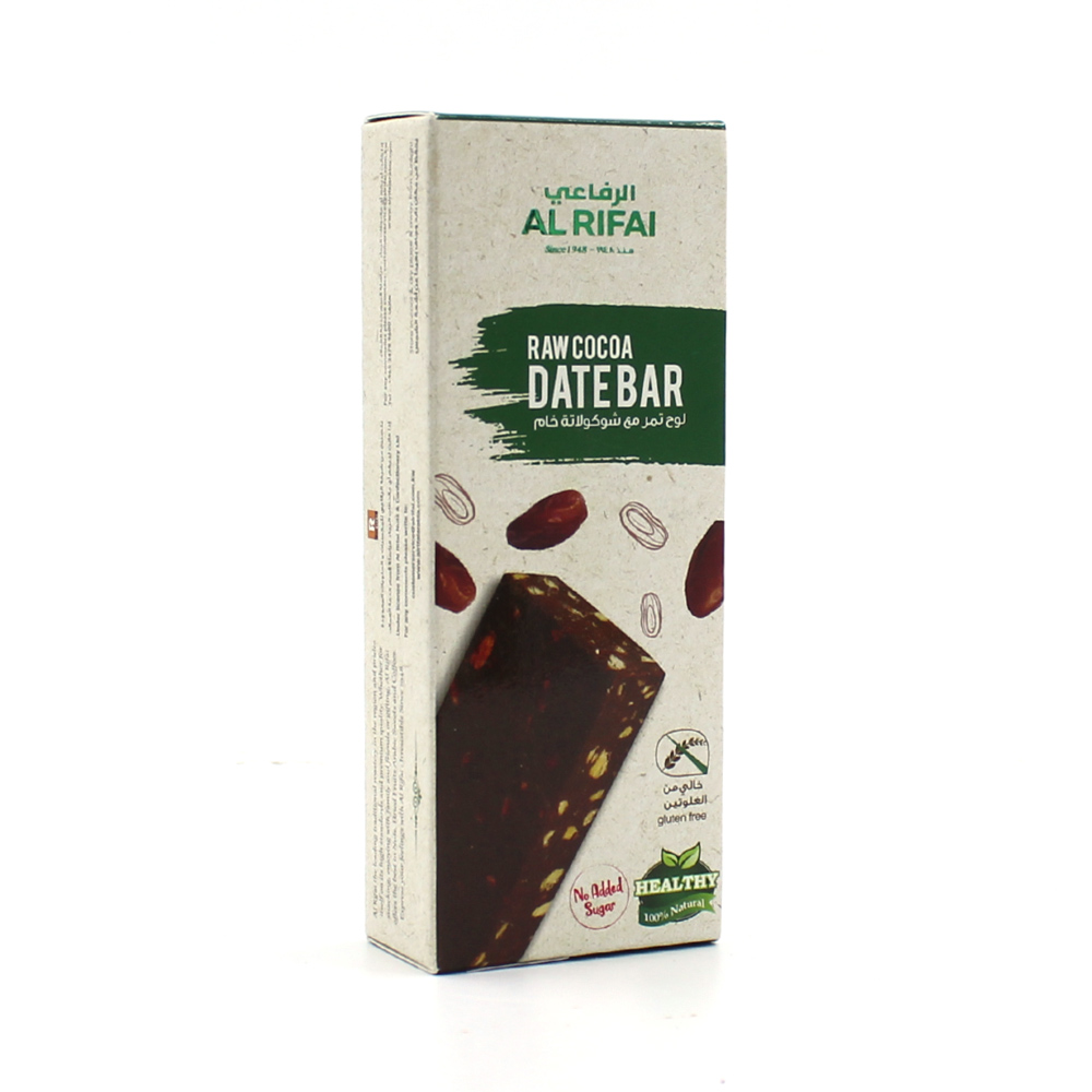 Raw Cacao Date Bar 60g (Sugar Free) 
