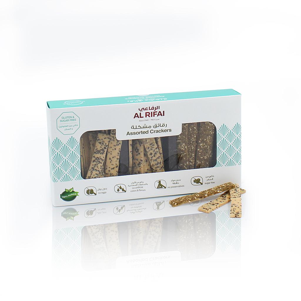 Assorted Crackers (Chia- Thyme - Natural Seeds) 200G (Gluten &amp; Sugar Free)
